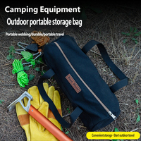 Sac à outils robuste personnalisé avec logo pour atelier et camping en plein air, sac de transport portable, pochette organisatrice pour piquets