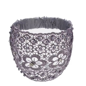 Bandeau large en dentelle et style bohème pour femmes, bandeau bohème avec perles pour femmes, adapté à un usage quotidien et à diverses occasions festives - Product Image 4