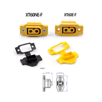 Connecteur femelle Amass XT60E-F 35A plaqué or, prise de batterie à montage sur panneau pour drone RC, UAV, connexion d'alimentation industrielle