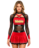 Seragam Cheerleading Dongguan  Rok Seragam Cheerleading  Seragam Cheerleading OEM Seragam Cheerleading Wanita