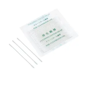 Superior Absorbency Industrial Use Cotton Swabs Hard Tipped Lint Free Cleanroom Swabs