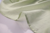 Kain Linen Tenun Ringan 45GSM, Tekstur Mengalir, Campuran untuk Pakaian Wanita, Bahan Gaun dan Blus yang Ringan dan Bernapas, Polos
