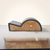 Correcteur de posture professionnel portable et réglable en bois de chêne pour la rééducation et la correction de la posture