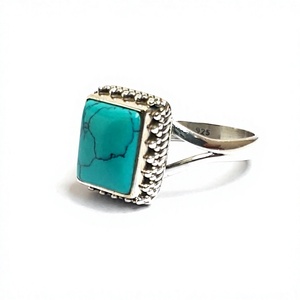 Anillo de Plata de Ley 925 con Amatista y Engaste de Bisel, Estilo Bohemia Personalizado, Anillo Unisex/para Mujer - Product Image 3