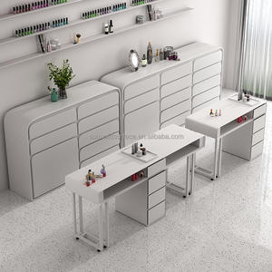 Mesa de Manicura Profesional Moderna de Madera con Colector de Polvo <span class=keywords><strong>para</strong></span> Salón de <span class=keywords><strong>Uñas</strong></span>, Mueble <span class=keywords><strong>para</strong></span> el Hogar, Sala de Estar o Uso en Centros Comerciales - Product Image 5