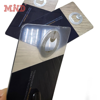Werkseitig angepasste OEM 13,56 MHz NFC-Chip Transparente Visitenkarte NFC-PVC-Karte Digitaldruck Graviertes Logo Qr-Code