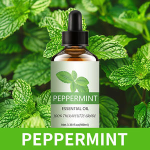 100% huile de soin d'aromathérapie biologique pure 50ml 100ml bouteilles lavande menthe poivrée Rose basilic jasmin huile d'orange pour l'arôme du visage - Product Image 3