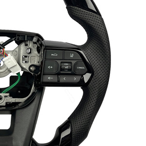 Volant de style sport en bois de pêche modifié <span class=keywords><strong>Toyota</strong></span> ZC-LC300-M - Product Image 5