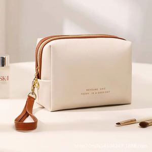 <b>Women</b> PU Makeup <b>Bag</b> Waterproof Travel Toiletry Organizer Cosmetic Zipper <b>Pouch</b> Reusable Durable Eco-Friendly Fashion Storage - Product Image 5
