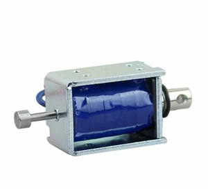 Dc12v/24v מיניאטורי electromagnet לדחוף סולנואיד מסגרת פתוחה עם 10 מ "מ שעות עבודה ארוכות - Product Image 4