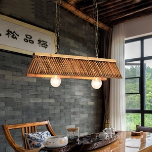 Lampe d'art rétro chinoise 2ichinese pour salon de thé, <span class=keywords><strong>restaurant</strong></span>, stand, maison d'hôtes, suspension tissée, style zen chinois, Lili - Product Image 3