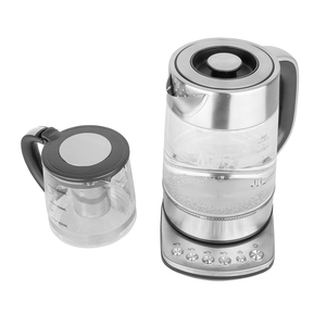 Manufacturer Custom Turkish Tea Maker Stainless Steel 2 in 1 Water Heater Thermostat Control Glass Tea <b>Kettle</b> <b>Kettle</b> 2022 New Ki - Product Image 4