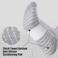 Chaussettes de sport pour hommes en coton de haute qualité, chaussettes de basketball et de football - absorbantes et respirantes, OEM
