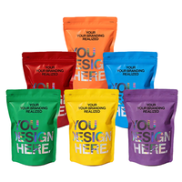 Sacs en Mylar personnalisés imprimés avec logo, anti-odeur, résistants aux enfants, refermables, holographiques, 3,5 g, pour produits comestibles DDP