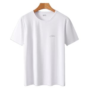 Camiseta deportiva informal de verano para hombre, camiseta tejida transpirable de manga corta con diseño de piña de secado rápido, patrón de Animal teñido liso - Product Image 1