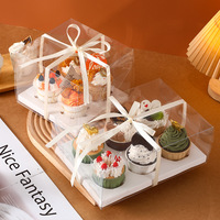 Boîte de transport personnalisable en plastique alimentaire pour cupcakes et sushis – Transport sécurisé, présentoirs d'exposition – Options PET/PP/PVC