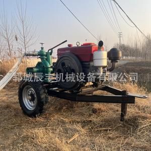 Carro de bomba móvil diésel de 3 pulgadas con bomba de riego de alta presión para sistema de aspersión agrícola - Product Image 1
