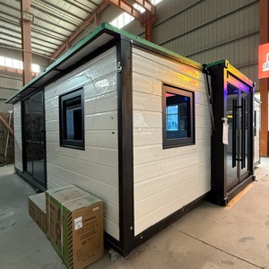Casa Prefabbricata Affidabile ed Economica da 20 Piedi con 2 Camere da Letto, Casa Modulare Cinese Espandibile con Tetto a Sbalzo per Raccolta Acqua Piovana - Product Image 2