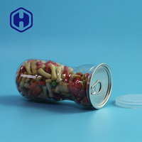 211 #   Boîtes en plastique PET de 550 ml uniques pour aliments pour bébés et collations, fruits secs, avec un couvercle PE à ouverture facile, étanches, sans BPA