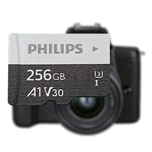 Carte mémoire Philips originale ultra haute vitesse SD U3 A1 V30 impression directe d'usine de LOGO personnalisé vente en gros de Micro S D