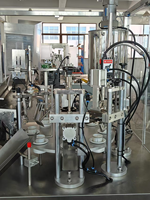 Machine de remplissage et de scellage automatique rotative de tubes souples de qualité industrielle avec fonctionnement continu et stable