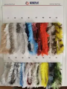 Factory Direct Sales Soft Fur Fluffy Plush Thick Knitting Yarn Fur Wool Thread Super Soft Fur Crochet Yarn For Scarf Hat Rugs