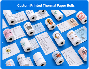 Custom Thermal Receipt <b>Paper</b> <b>Rolls</b> 80mm Width OEM Size & Color High Clarity Factory Supply for Cashier and Banking Machines - Product Image 3