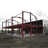 Structure en acier léger pour préfabriqué en métal personnalisé Construction usine portail cadre traitement atelier bâtiment