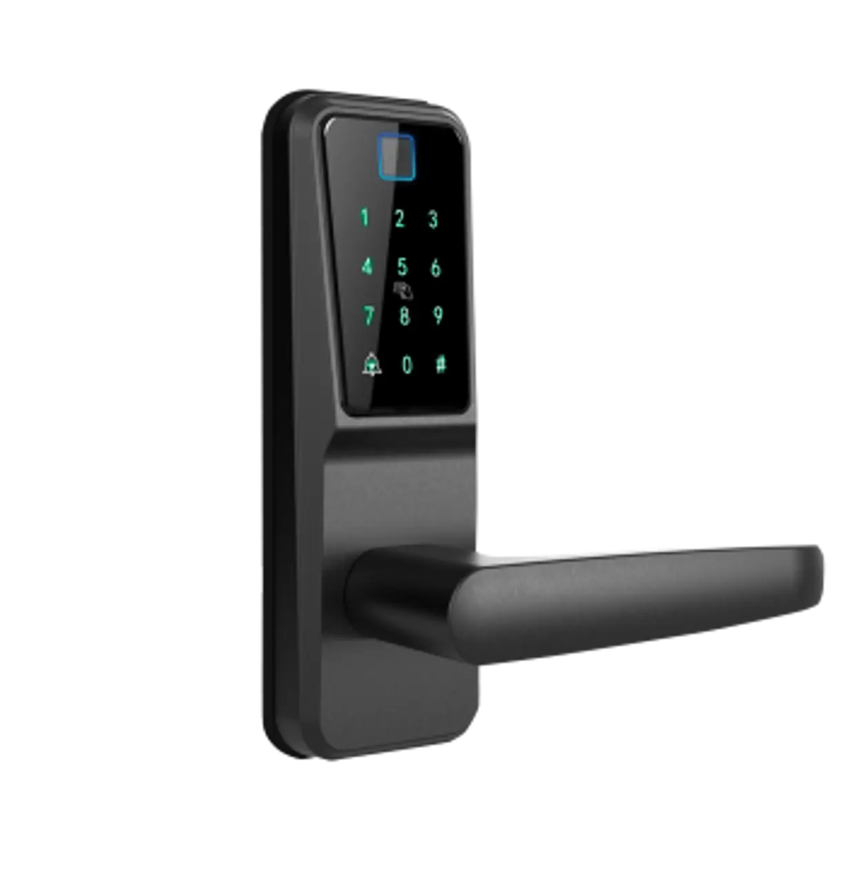 Cerradura electrónica inteligente para puerta, dispositivo de cierre con reconocimiento de huella dactilar, con wifi, para hotel Star