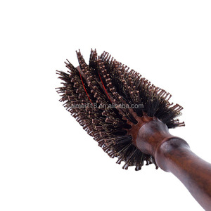 Peigne à friser Q19 avec manche en bambou et design cylindrique à <span class=keywords><strong>boucle</strong></span> interne pour hommes et femmes, pour la coiffure - Product Image 5