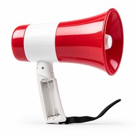 Mégaphone portable 40W, haut-parleur sans fil, corne en PP, portable pour événements, publicité, patrouille