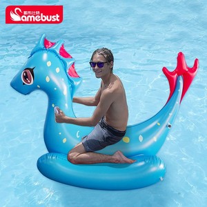 Samebust <b>Inflatable</b> Horse Pool <b>Float</b> Ride On Toy For Kids And Adults Swimming Fun Water Entertainment - Product Image 2