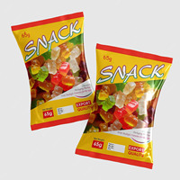 Op maat gemaakte folie stand-up pouch tas met ritssluiting voor voedsel, gedroogd fruit, noten, snacks, snoep, chips, Mylar tas
