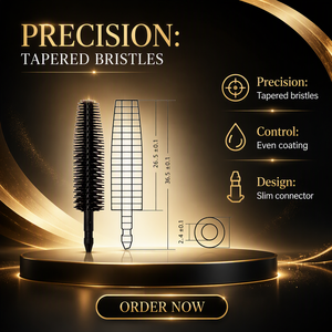 Brosse à mascara en silicone réutilisable, tête remplaçable, applicateur de cils, peigne à cils souple, brosse à mascara pour salon de maquillage - Product Image 5