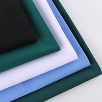 Tissu 97% coton 3% élasthanne 32*32+40D 150*56 Drill Polly Poplin Tissu sergé uni pour poches de pantalon et uniformes scolaires