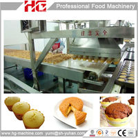 Ligne de production automatique de gâteaux en couches durables de haute qualité Machines de traitement de cupcakes Ligne de production de gâteaux à haute capacité