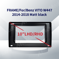 Meihua Android GPS tableau de bord stéréo Radio panneau pour lecteur DVD pour Mercedes Benz Vito 2014-2018 Mazo De Cables autoradio 1 an
