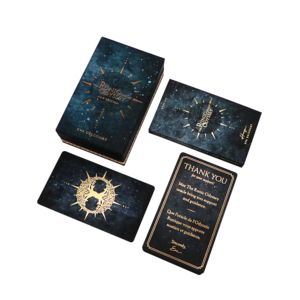 Manufacturers Bulk Custom Oracle Printing Print Your Own Round Booklet and Box Wholesale Tarot Cards <strong>Book</strong> of Shadows - Product Image 4