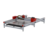 Mini découpeuse plasma CNC portative sur portique 1500x3000mm, source d'alimentation plasma 200A, kit de découpe complet pour atelier