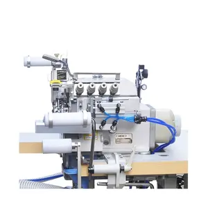 GC5114EXT-D/RC New Type Direct drive Round Collar Attaching Small Cylinder bed 4 Thread Top Feeding Overlock Sewing Machine