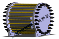 Électrolyse alcaline de l'eau d'usine de générateur de l'hydrogène H2 pour la production d'oxy-hydrogène et d'ammoniaque