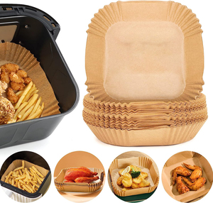 High-Temperature Resistant Oil-Proof & <b>Waterproof</b> <b>Silicone</b> Air Fryer Liners Food Grade Parchment Paper Reusable Liners - Product Image 3