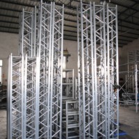 Structure d'éclairage LED portable en aluminium, installation rapide pour scènes de concert, expositions, événements DJ