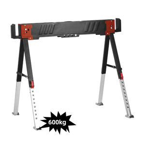 VERTAK 600kg Capacidad de carga Banco de Trabajo Portátil plegable Mesa DE TRABAJO multifuncional y banco de trabajo de altura ajustable Sawhorse - Product Image 1