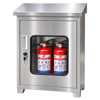 Armoire d'équipement incendie en acier inoxydable, armoire de stockage d'urgence pour matériel de lutte contre l'incendie, fabricant sur mesure