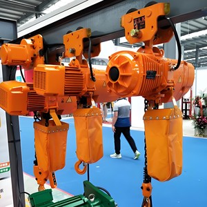 מנוף שרשרת חשמלי חדש של XINYUAN 380V 5T לעומסים כבדים עם שלט רחוק, גובה הרמה 30 מטר, הגנה IP54, שרשרת M5, תעשייתי - Product Image 4