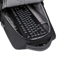 Marksman Mochila para ordenador portátil de 17 pulgadas Bolsa DE ORDENADOR DE NEGOCIOS antirrobo personalizada Puerto de carga USB Oxford impermeable Promocional de fábrica