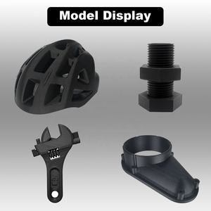 Sting3d PLA Fibre de Carbone PLA <span class=keywords><strong>CF</strong></span> <span class=keywords><strong>Filament</strong></span> Nylon PA6- <span class=keywords><strong>CF</strong></span> 1.75mm <span class=keywords><strong>Filament</strong></span> pour Imprimante 3D 1KG Bobine <span class=keywords><strong>Filament</strong></span> d'impression 3D pour Imprimantes 3D - Product Image 4