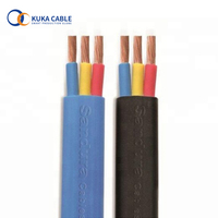 Câble en caoutchouc submersible multi-brins en cuivre 3 conducteurs 2,5 mm² H07RN-F 5G, norme VDE