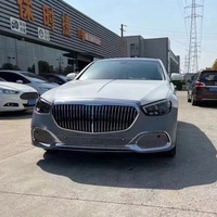 Pare-chocs avant pour Mercedes-Benz Classe E W213 2016-2020, kit de mise à niveau Maybach, avec capot de coffre, phares, feux arrière et diffuseur de pare-chocs arrière